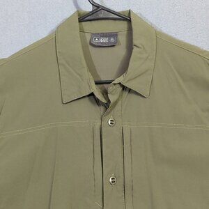 Triple Aught Design Shirt Men's XL Green Latitude Long Sleeve T01487 USA Made